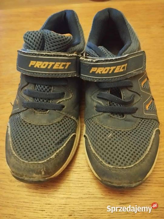 Granatowe buty na rzepy Rzepy Gorzów Wielkopolski