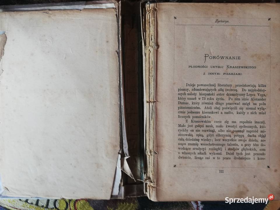 Złote Myśli z dzieł Kraszewskiego literatura piękna - proza polska małopolskie Kraków sprzedam