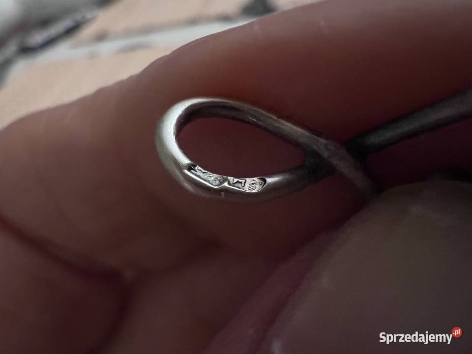 Srebrny wisior z kamieniem jaspis czerwony Wisiorki Warszawa