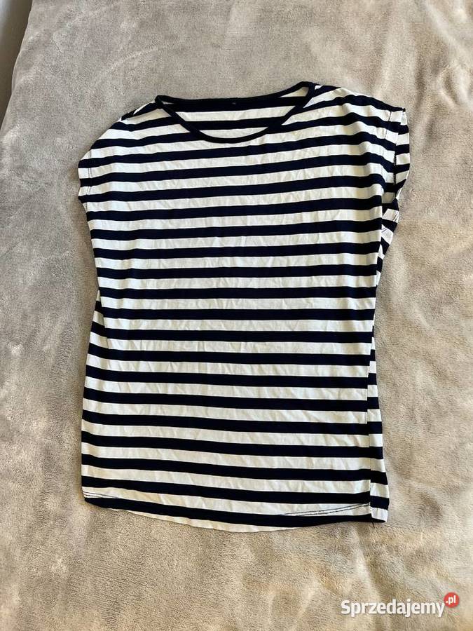 Bluzka tshirt koszulka z krótkim rękawem w paski Jasło