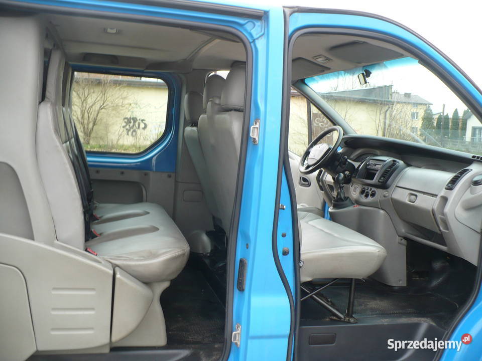 Renault Trafic 6 OSÓB Brygadówka LONG DŁUGI Siewierz