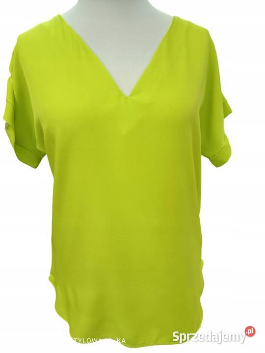 Bluzka TOP CATHERINE damska limonka rozmiar 48
