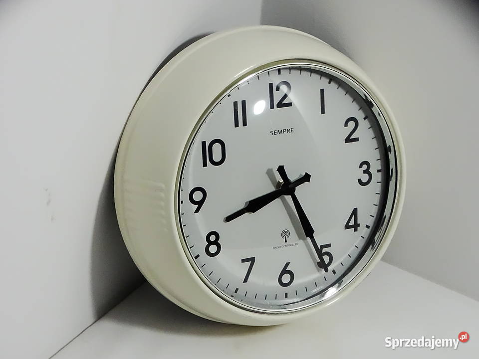 Zegar ścienny marki SEMPRE z funkcją Dom i Ogród lubelskie Biłgoraj