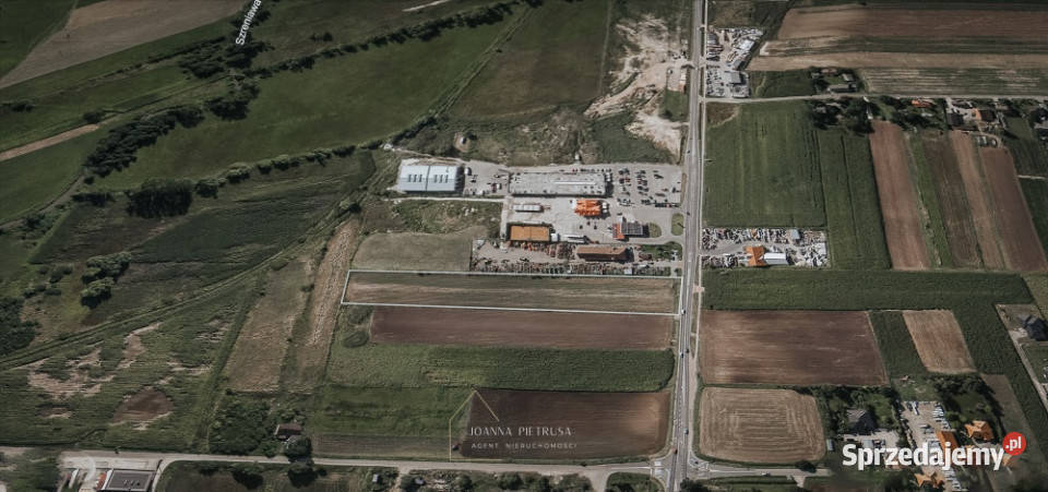 Działka przemysłowousługowa 1 ha Opatkowice z WZ utwardzona