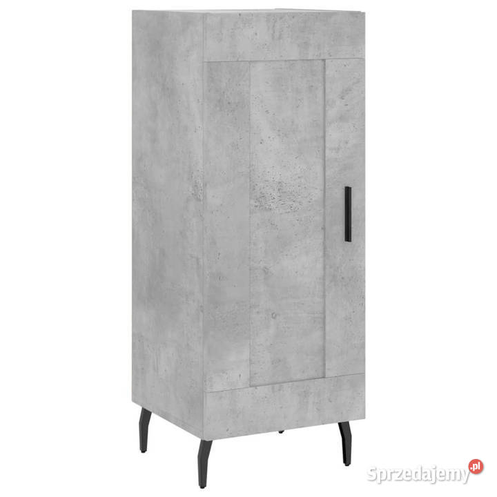 Wysoka szafka szarość betonu 345x34x180 Warszawa sprzedam