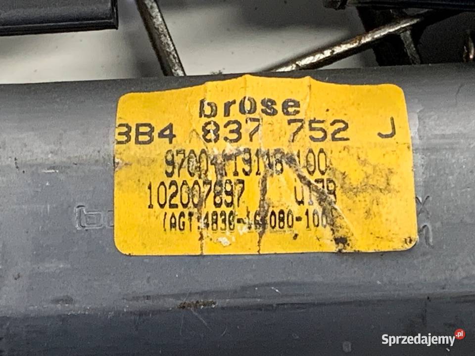 PODNOŚNIK SZYBY PRAWY PRZÓD VW PASSAT B5 podkarpackie sprzedam