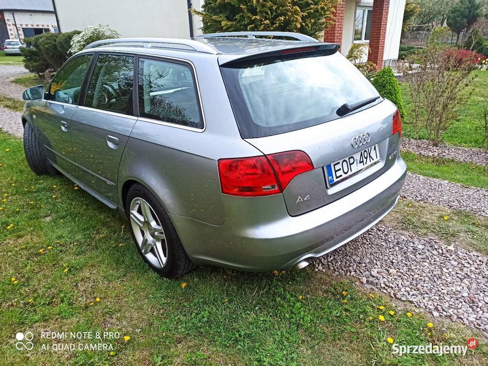 Audi A4 B7 20 TDI 200 2xSline Bezwypadkowy A4 lubelskie Chodel