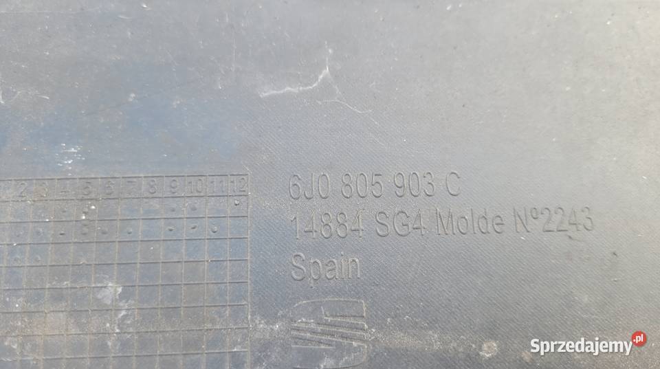 SEAT IBIZA IV 6J LIFT 12 HOKEJ SPOILER DOKŁADKA Ruda Śląska