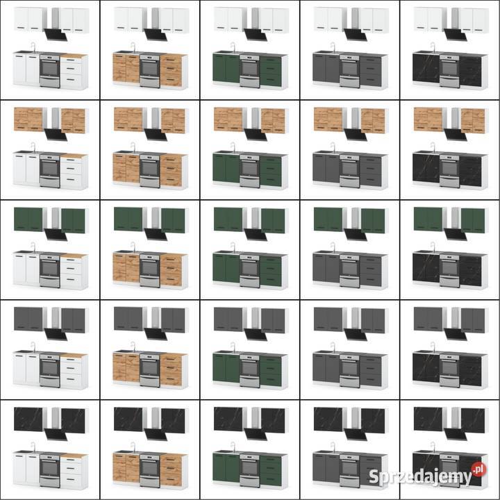 Zestaw kuchenny nowoczesny modułowy 2m biały Elbląg