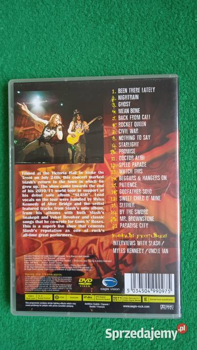 Slash Myles Kennedy Live DVD koncert Warszawa