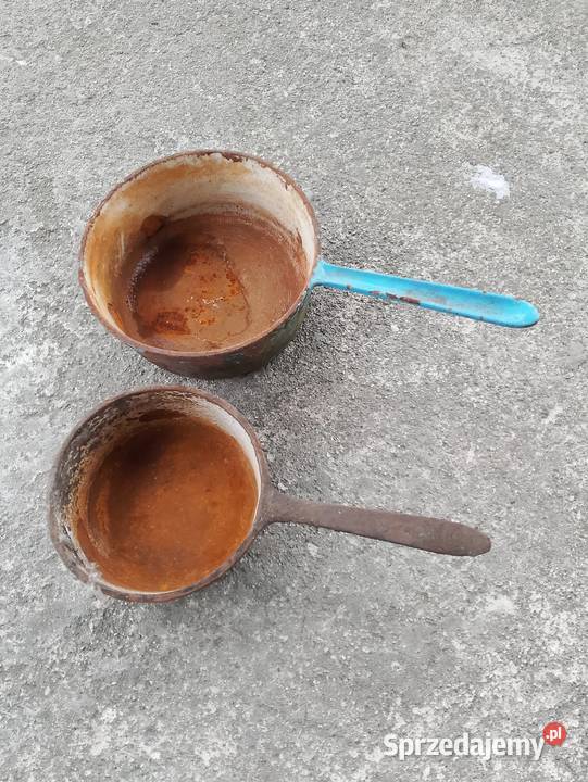 Rondel garnek żeliwny antyk Sokołów Podlaski