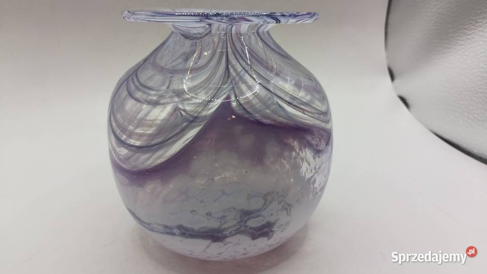 Wazon ze szkła dmuchanego artystyczny Porcelana i szkło Zamość