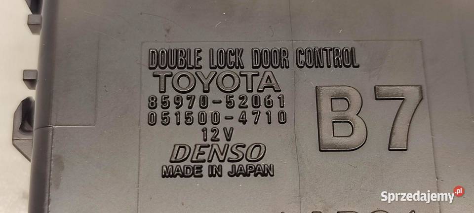MAZDA 2 TOYOTA YARIS IV MODUŁ ZAMKA CENTRALNEGO