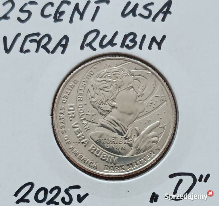 25 centów USA 2025 rVera Rubin menDmennicze Konin