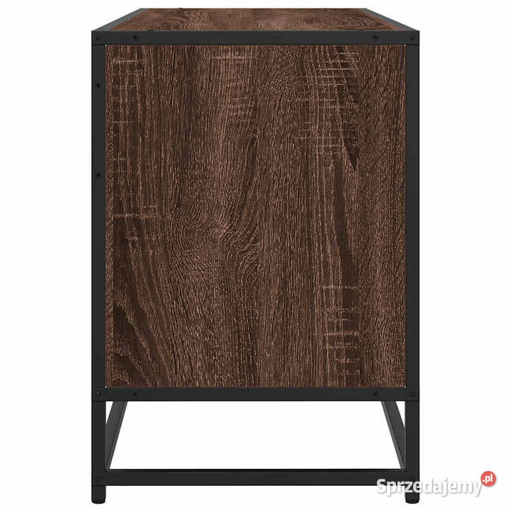 Szafka pod TV brązowy dąb 100x35x50 WM848833 mazowieckie Warszawa sprzedam
