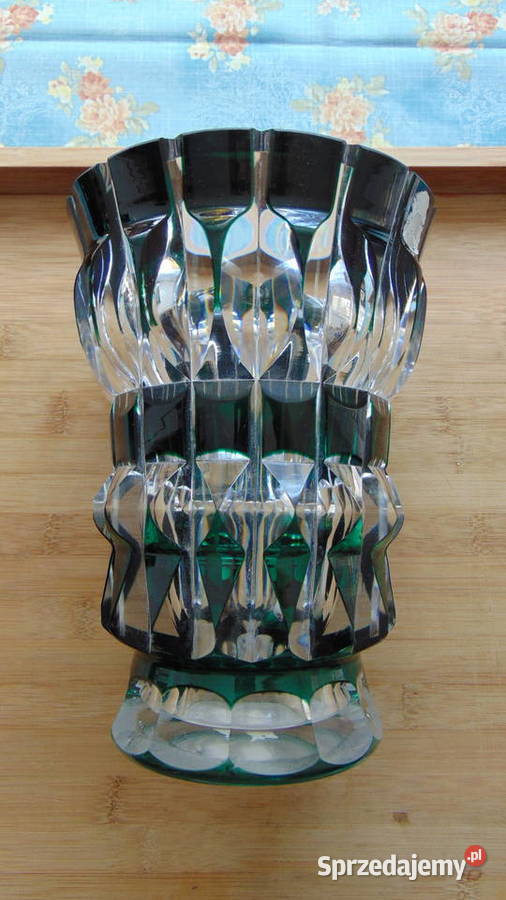 Kryształowy wazon VSL Val Saint Lambert Białystok