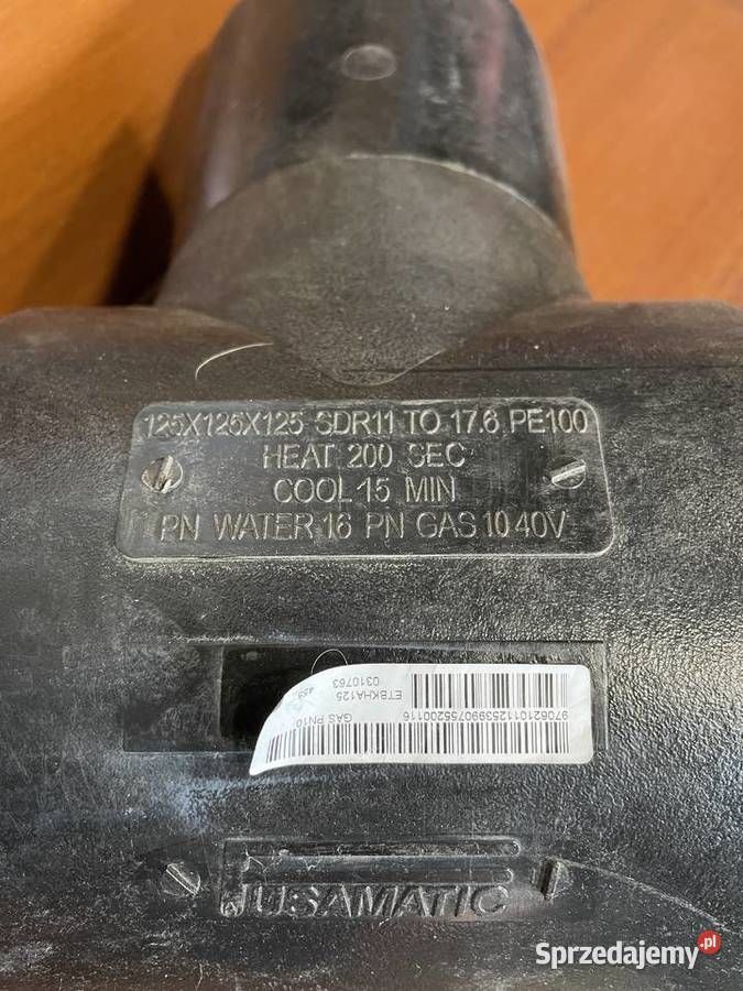 Trójnik elektrooporowy PE100 DN 125 SDR11 Łazy