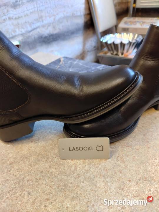 Buty damskie że skóry Lasockiego skóra Września