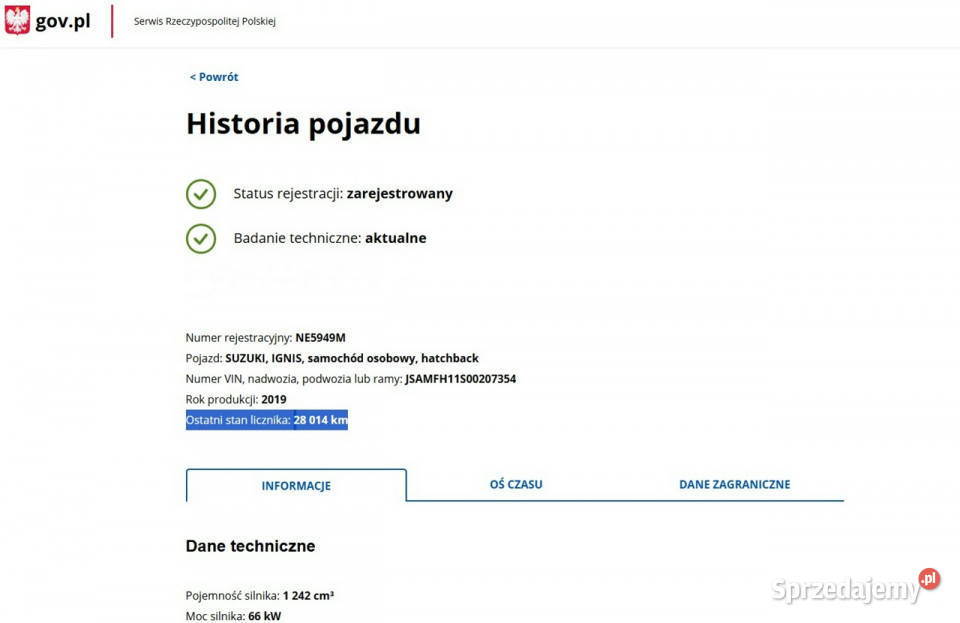 Suzuki Ignis Benzyna Zarejestrowany Ubezpieczony Elbląg