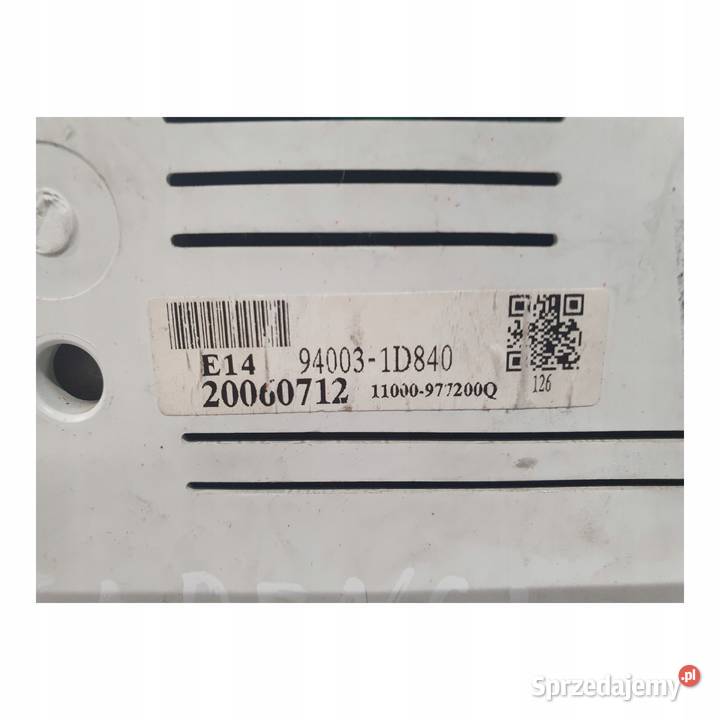 LICZNIK ZEGARY 940031D840 Kia Carens II 20 CRDI osobowe Chełm