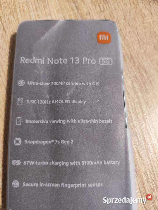 Telefon Redmi Note 13 Pro 5G 8GB RAM 256Gb ROM Jabłonowo Pomorskie