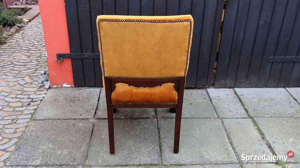 Unikatowy Neorenesansowy Fotel Tron Do Biurka Ziębice