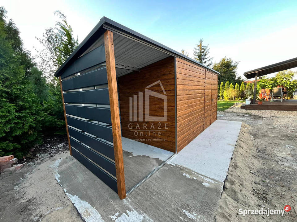 Schowek Domek Ogrodowy 3x25m wiata 15x25 Brama Piła