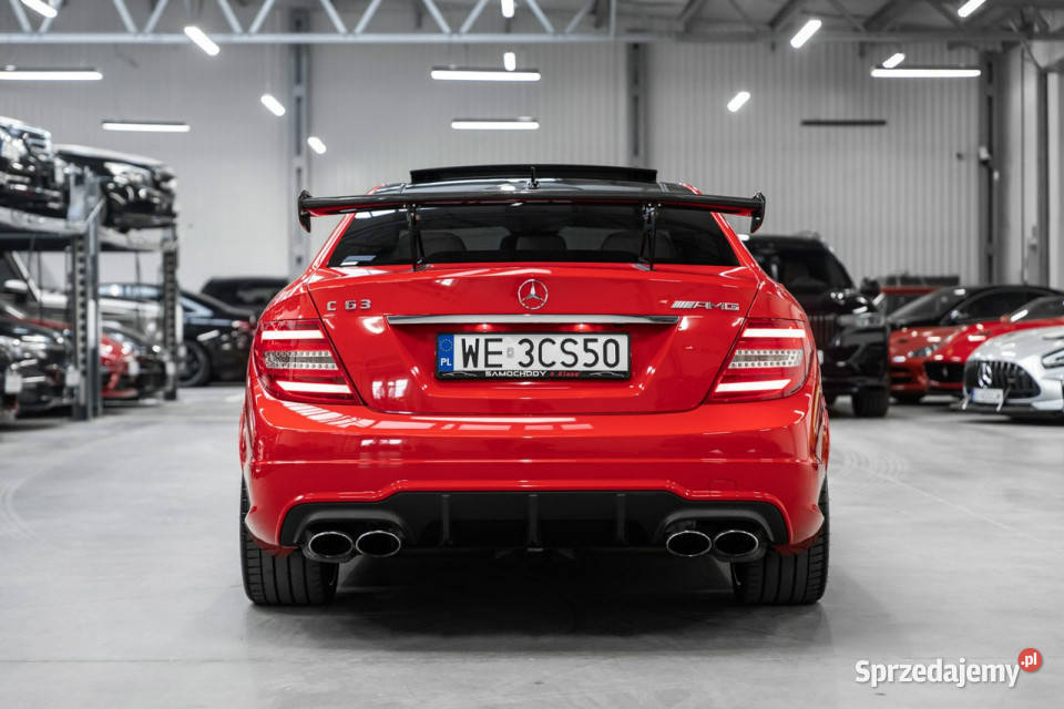 Mercedes C 63 AMG Coupe Performance 487 Japonia garażowany małopolskie Węgrzce