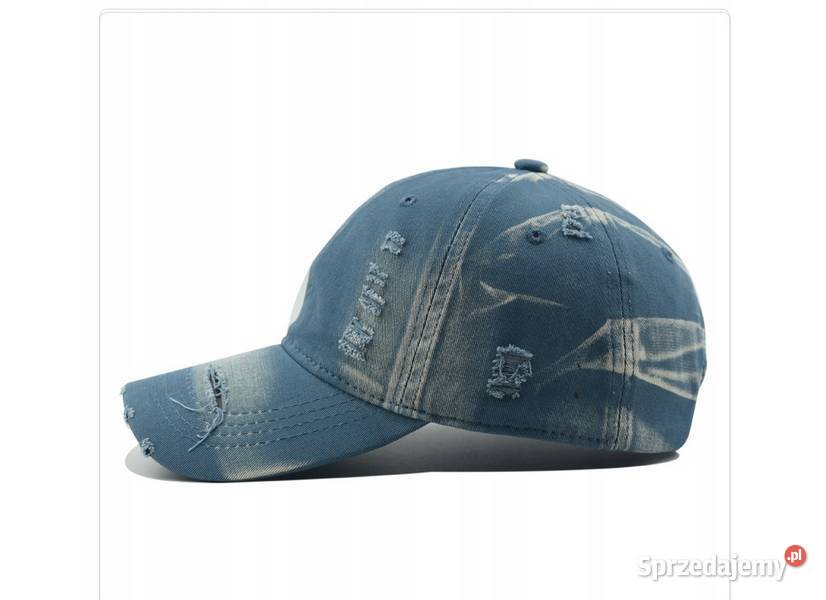 Czapka z daszkiem bejsbolówka jeans VINTAGE Czapki Sosnowiec