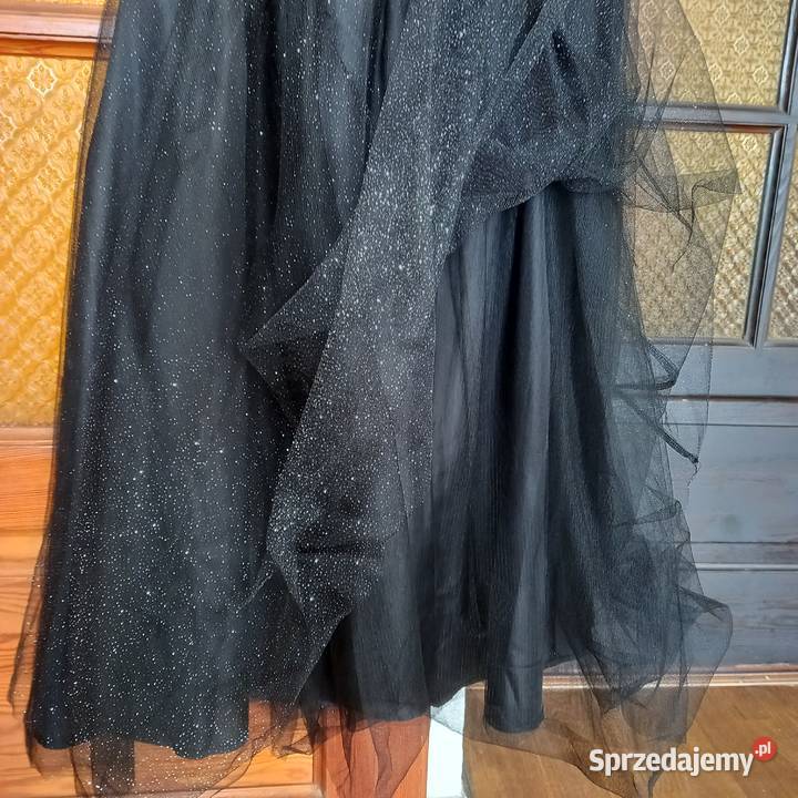 Spódnca czarna z brokatem Gorzów Wielkopolski