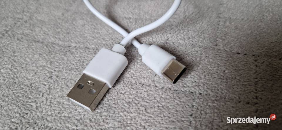 kabel do ładowania telefonu typ C krótki biały Kraków