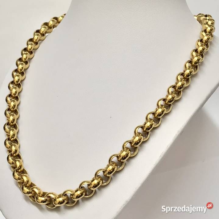 Złoty Łańcuszek damski NASZYJNIK 585 14K cudowny mazowieckie Warszawa