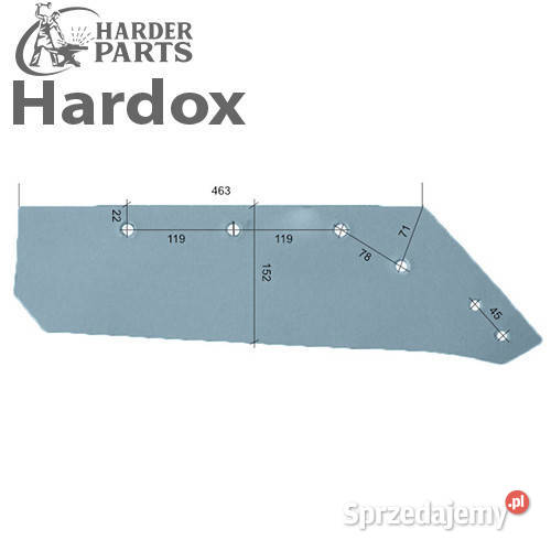 Lemiesz 300ha HARDOX SSP350WP części do pługa Suwałki sprzedam