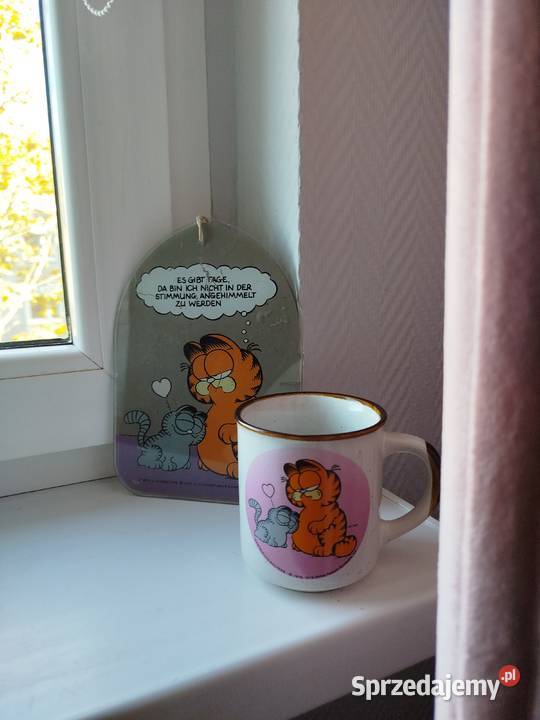 Vintage zestaw Garfield kubek ceramiczny i Opole