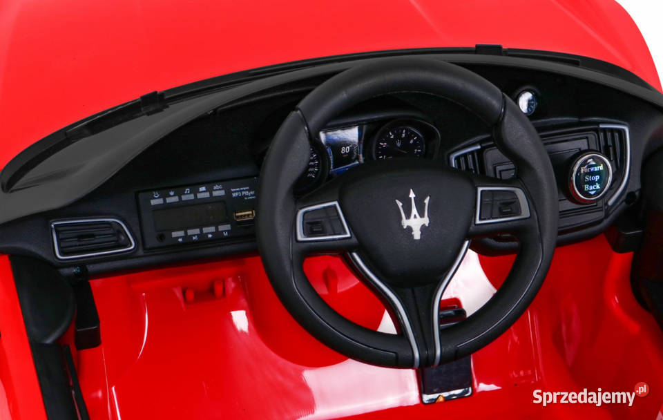 Maserati Ghibli Czerwone 12V 2x16000RPM Koła EVA