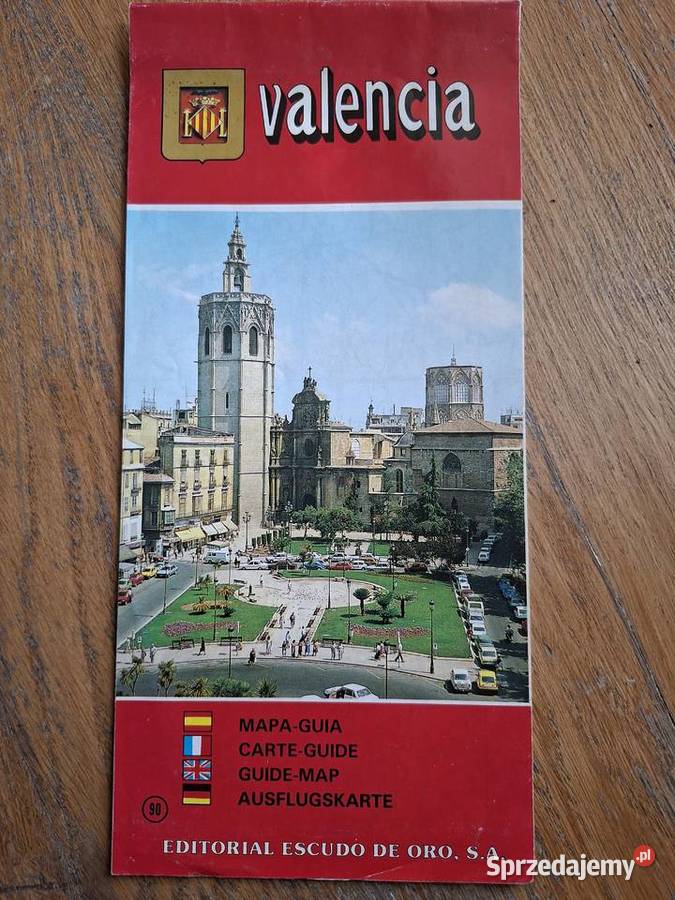 Valencia mapa turystyczna Kraków