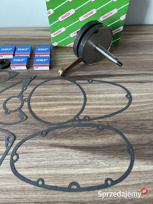 NOWY KOMPLETNY WAŁ KORBOWY DUELLS ŁOŻYSKA Bielsko-Biała