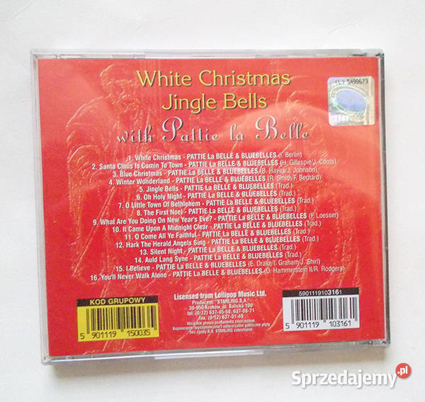 płyta cd white christmas jingle bells with Patti Bydgoszcz