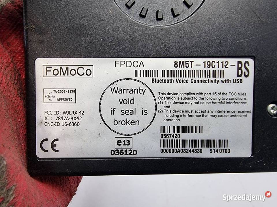 MODUŁ FORD C 8M5T19C112BS kujawsko-pomorskie Lipno