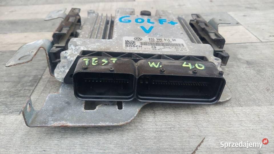 STEROWNIK SILNIKA KOMPUTER VW GOLF V 5 2007 Gliwice