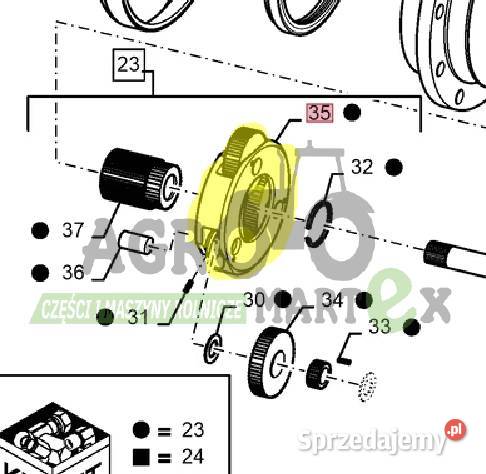 48049793 84250145 ELEMENT NOŚNY CNH Wichrów