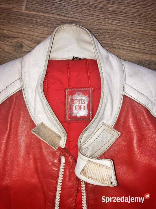 Damska Kurtka Motocyklowa z Grubej Skóry Kurtki