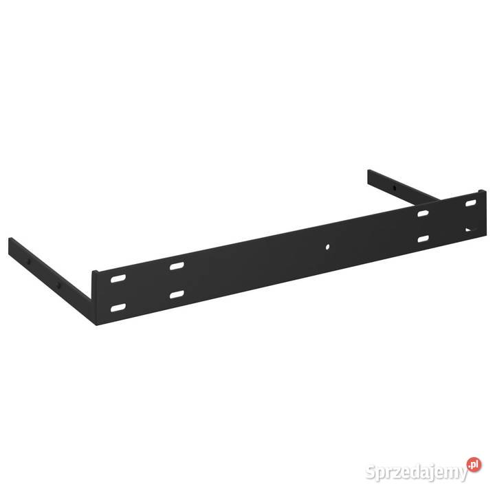 Półki ścienne 4 czarne 40x23x38 MDF WM323828