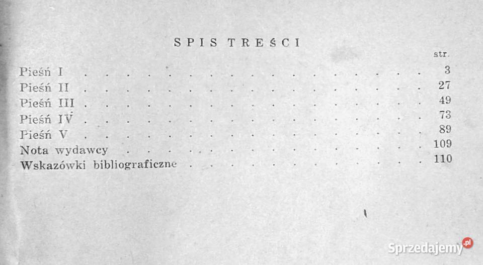 Beniowski Poema 5 pierwszych pieśni Juliusz Rok wydania 1951 Pozostałe Chełm