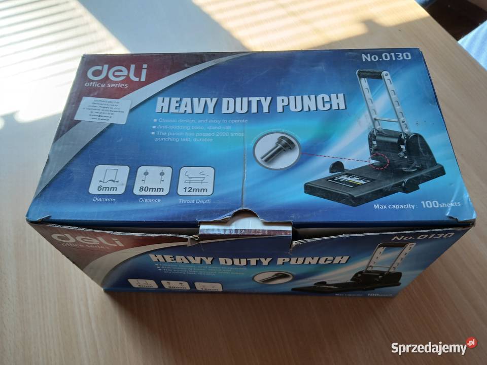 Dziurkacz archiwizacyjny Deli 0130 Biuro mazowieckie Wiązowna