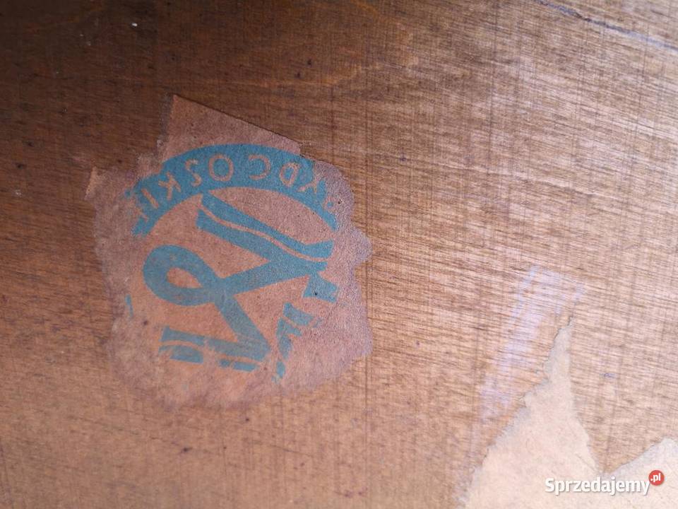 Stolik Ława ARTDECO PRL Unikat Orzech Antyk Swarzędz