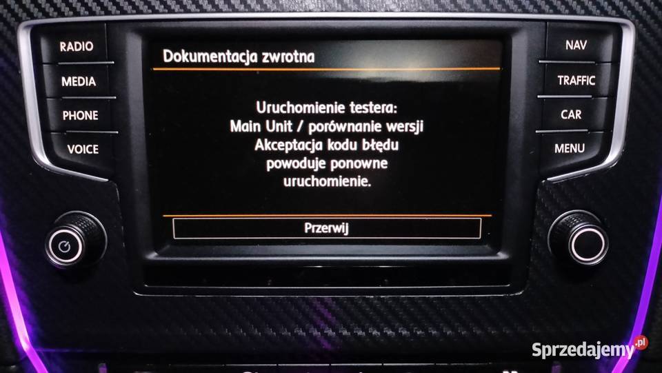 VW GOLF 7 PASSAT Car Play Android Auto App Łódź