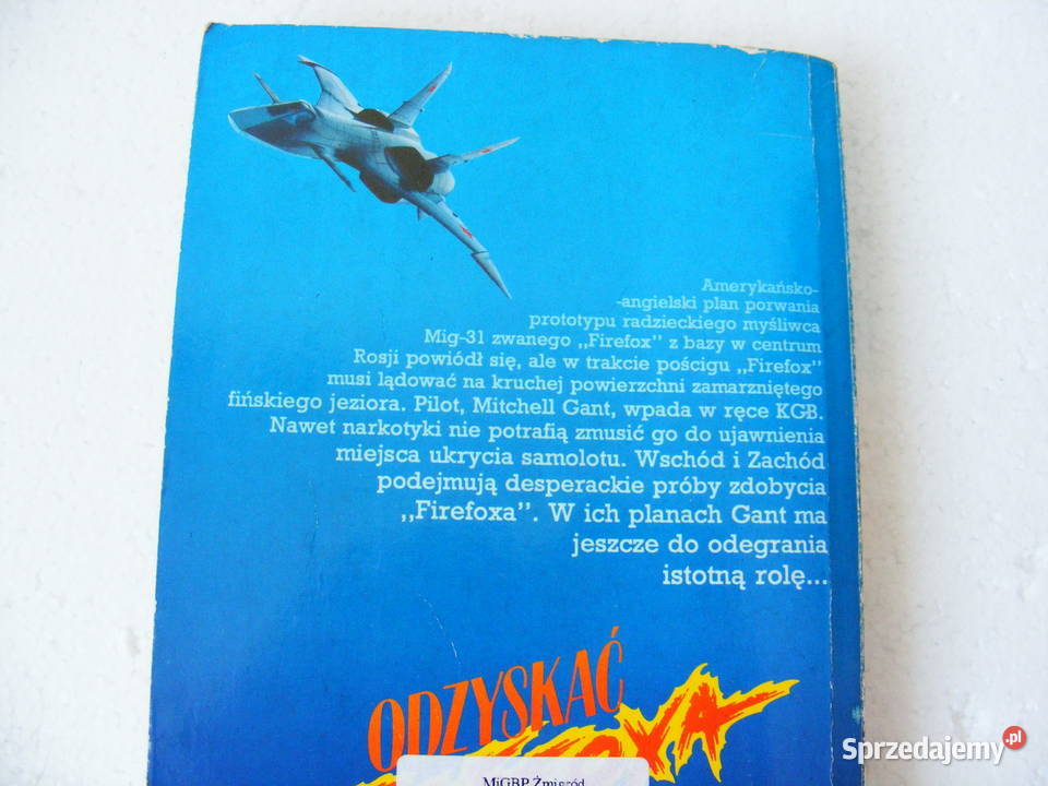 Firefox Odzyskać Firefoxa Craig Thomas literatura piękna - proza zagraniczna Oborniki Śląskie