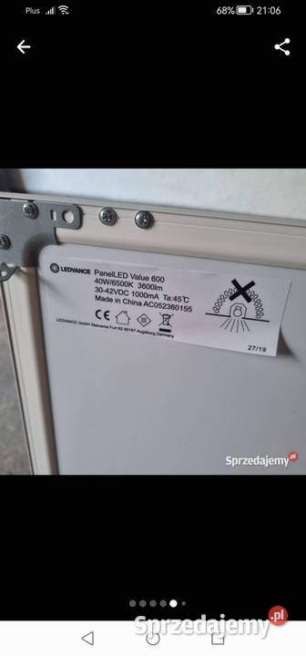 Sprzedam panel LED łódzkie Łódź