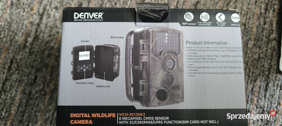 Fotopułapka denver Dzierżenin sprzedam
